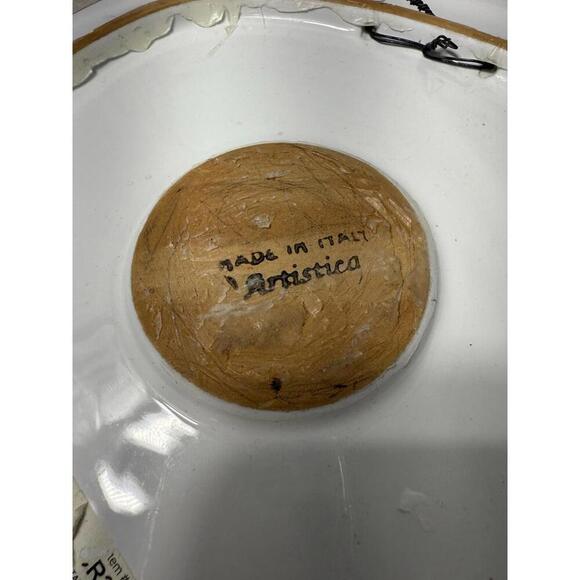 CORNUCOPIA Pomegranate Platter Wall Plate Made in Italy “ARTISTICA” - Picture 3 of 9